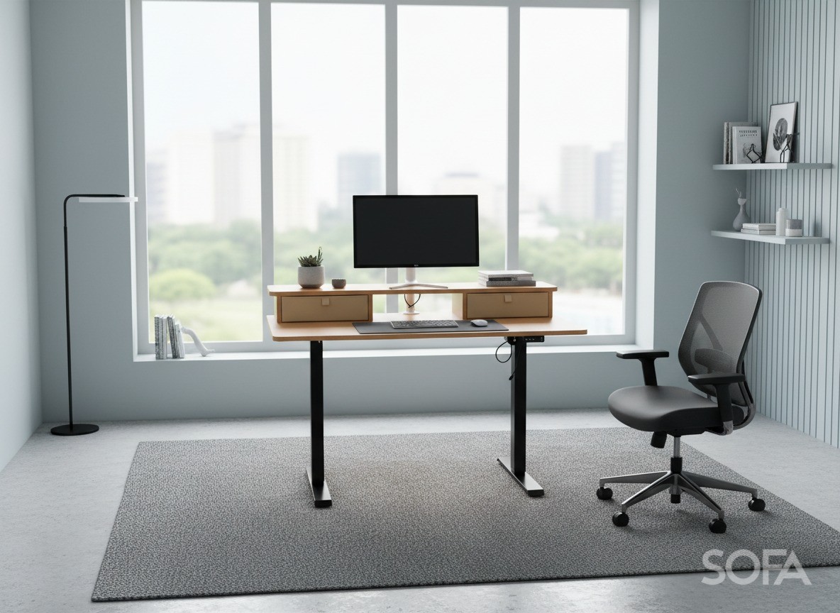 Регульований стіл Barsky User Master 1200*600 VRU_el-03