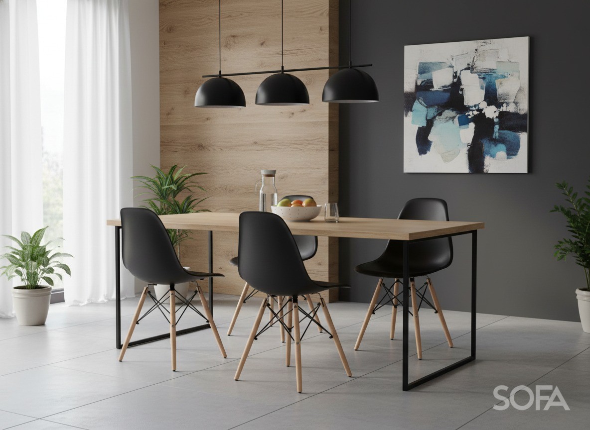 Стілець AMF Aster RL Wood Пластик Чорний