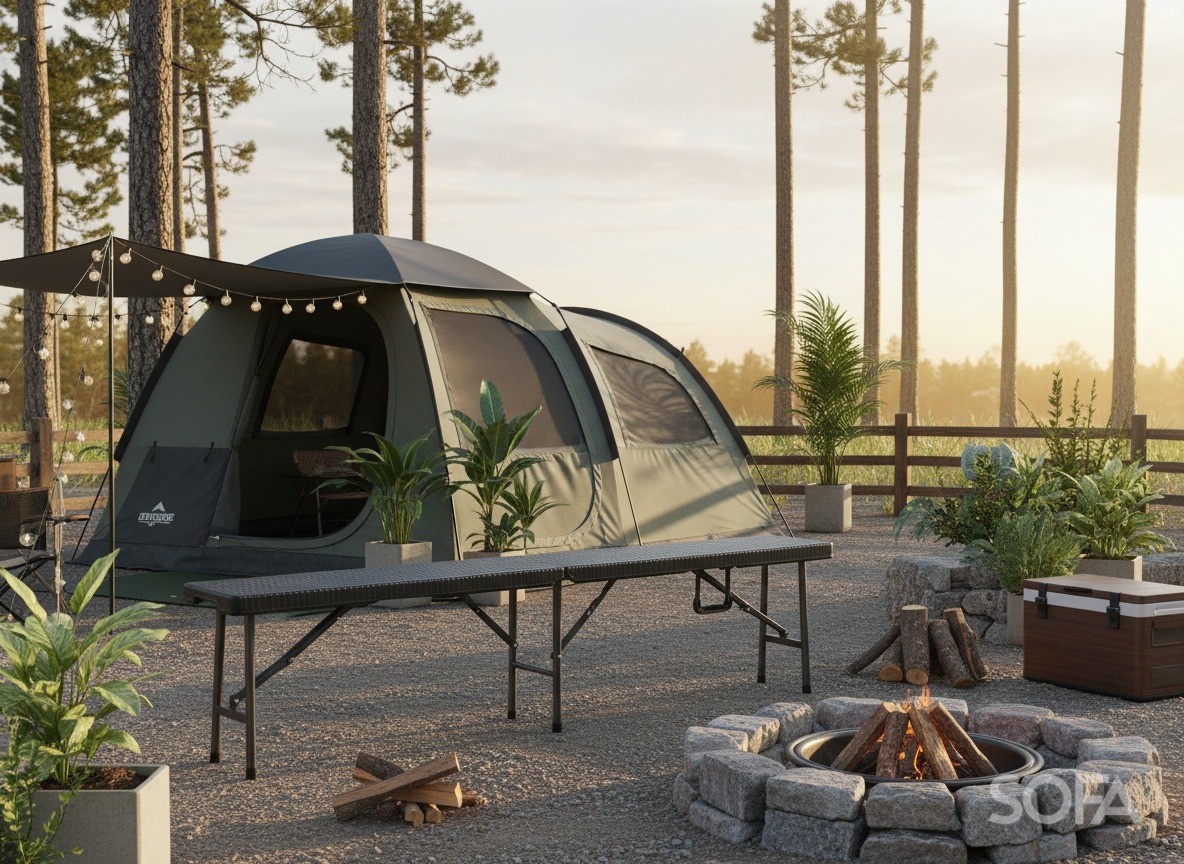 Крамниця AMF складана Джилі пластик Rattan Black