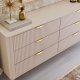 Комод PERFECT HOME Lante 6S/163 Біж / Золоті ніжки 6