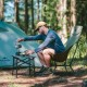 Стілець складаний ультралегкий Naturehike CNK2550JJ013 Yamami YL01, розмір L, алюміній, сірий 12