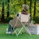 Стілець складаний Naturehike Stellaluna T04 CNK2550JJ022, вуглецева сталь, хакі 12