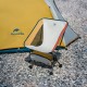 Стілець складаний Naturehike Moon YL08NH20JJ027, 600D Oxford / алюміній, біло-жовтогарячий 1