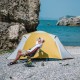 Стілець складаний Naturehike Moon YL08NH20JJ027, 600D Oxford / алюміній, біло-жовтогарячий 6