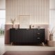 Комод PERFECT HOME Lante 2D3S/163 Черный / Золотые ножки 5