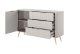 Комод PERFECT HOME Lante 1D3S/138 Біж / Золоті ніжки 0