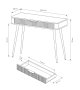 Туалетний стіл PERFECT HOME Lante 1S/100 Чорний / Золоті ніжки 2