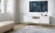 Тумба под телевизор PERFECT HOME Nova RTV154 Белый / Золотые ножки 4