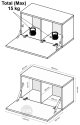 Тумба Миромарк BOX 43 TV Белый глянец 0