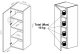 Пенал Миромарк BOX 24 Белый глянец 0