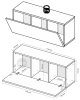 Тумба Миромарк BOX 34 Черный глянец 0