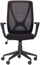 Крісло AMF Nickel Black сидіння Сідней-04/спинка Сітка SL-02 беж