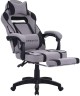 Кресло AMF геймерское VR Racer Textile Webster Cерый/черный 6