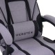 Кресло AMF геймерское VR Racer Textile Webster Cерый/черный 9