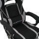 Крісло AMF геймерське VR Racer Textile Webster чорний/сірий 8