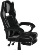 Крісло AMF геймерське VR Racer Textile Webster чорний/сірий 9