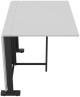 Стіл AMF розкладний Fold 2 FL2 1400 (1380/210х1000х750Н) чорний/Білий 13