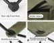 Стул складной Naturehike Sea Star 002 CNK2550JJ019, углеродистая сталь, олива 3