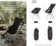 Стул складной Naturehike Stellaluna L04 CNK2450JJ015, размер M, алюминий, коричневый 8