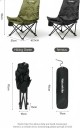 Стул складной Naturehike CNK2450JJ020, чорный 2