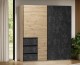 Шкаф-купе 215 Миромарк ВИЛЬМА Бетон темный + Дуб артизан 8