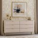 Комод PERFECT HOME Lante 6S/163 Біж / Золоті ніжки 5
