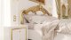Кровать с подъёмным механизмом Миромарк ЕВА Белый глянец + Золото 4
