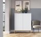 Комод высокий PERFECT HOME Nova K104 Белый / Золотые ножки 3