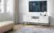 Тумба под телевизор PERFECT HOME Nova RTV154 Белый / Черные ножки 4