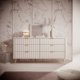 Комод PERFECT HOME Lante 6S/163 Біж / Золоті ніжки 4