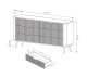 Комод PERFECT HOME Lante 6S/163 Біж / Золоті ніжки 3