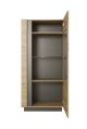 Вітрина низька PERFECT HOME Arco (Marco) 1D1W/72 Дуб артизан / Графіт 1