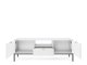 Тумба под телевизор PERFECT HOME Nova RTV154 Белый / Черные ножки 1