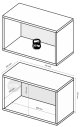 Полка Миромарк BOX 11 Белый глянец 0