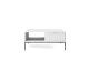 Стол журнальный PERFECT HOME Nova L104 Белый / Черные ножки 0