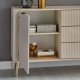 Комод PERFECT HOME Lante 1D3S/138 Біж / Золоті ніжки 6