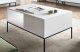 Стол журнальный PERFECT HOME Nova L104 Белый / Черные ножки 4