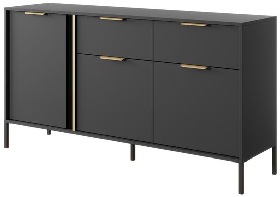 Комод PERFECT HOME Lars (Clars) 3D2S/153 Антрацит