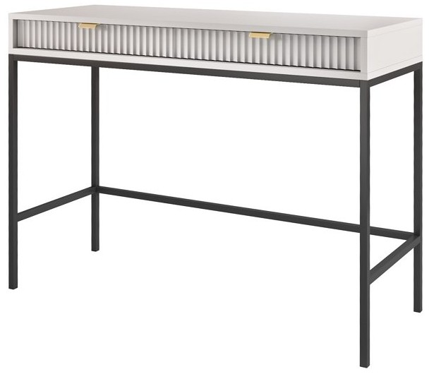 Стол туалетный PERFECT HOME Nova T104 Серый / Черные ножки