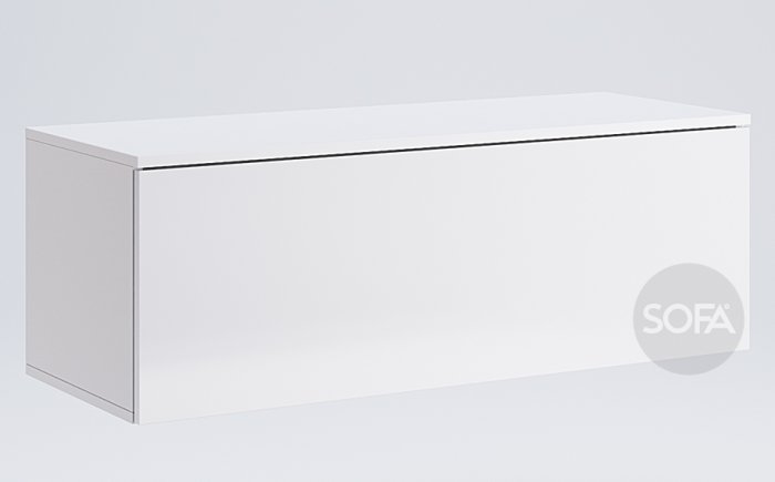 Тумба Миромарк BOX 43 TV Белый глянец
