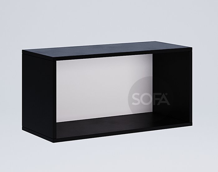 Полка Миромарк BOX 11 Черный глянец