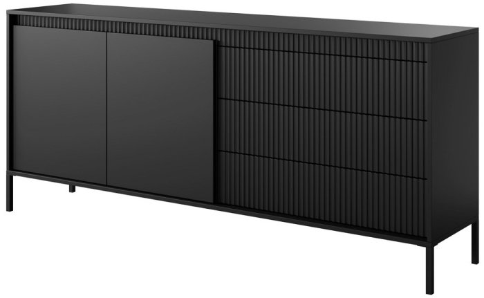 Комод PERFECT HOME Senso 2D3S/187 Черный