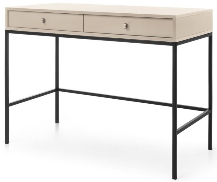 Стол туалетный PERFECT HOME Mono MT104 Черные ножки / Беж песочный
