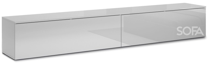 ТВ тумба 2,4 Миромарк LEG`S BOX Шиншила серая глянец