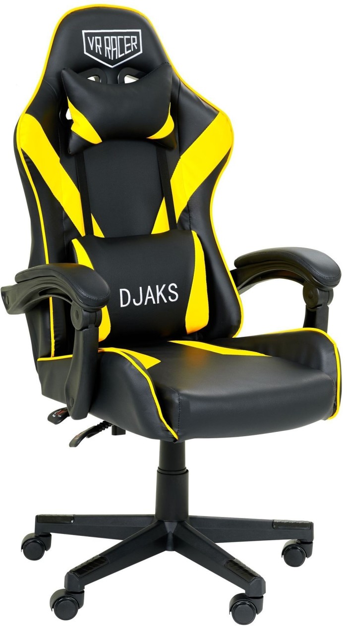 Крісло AMF VR Racer Dexter Djaks чорний/жовтий