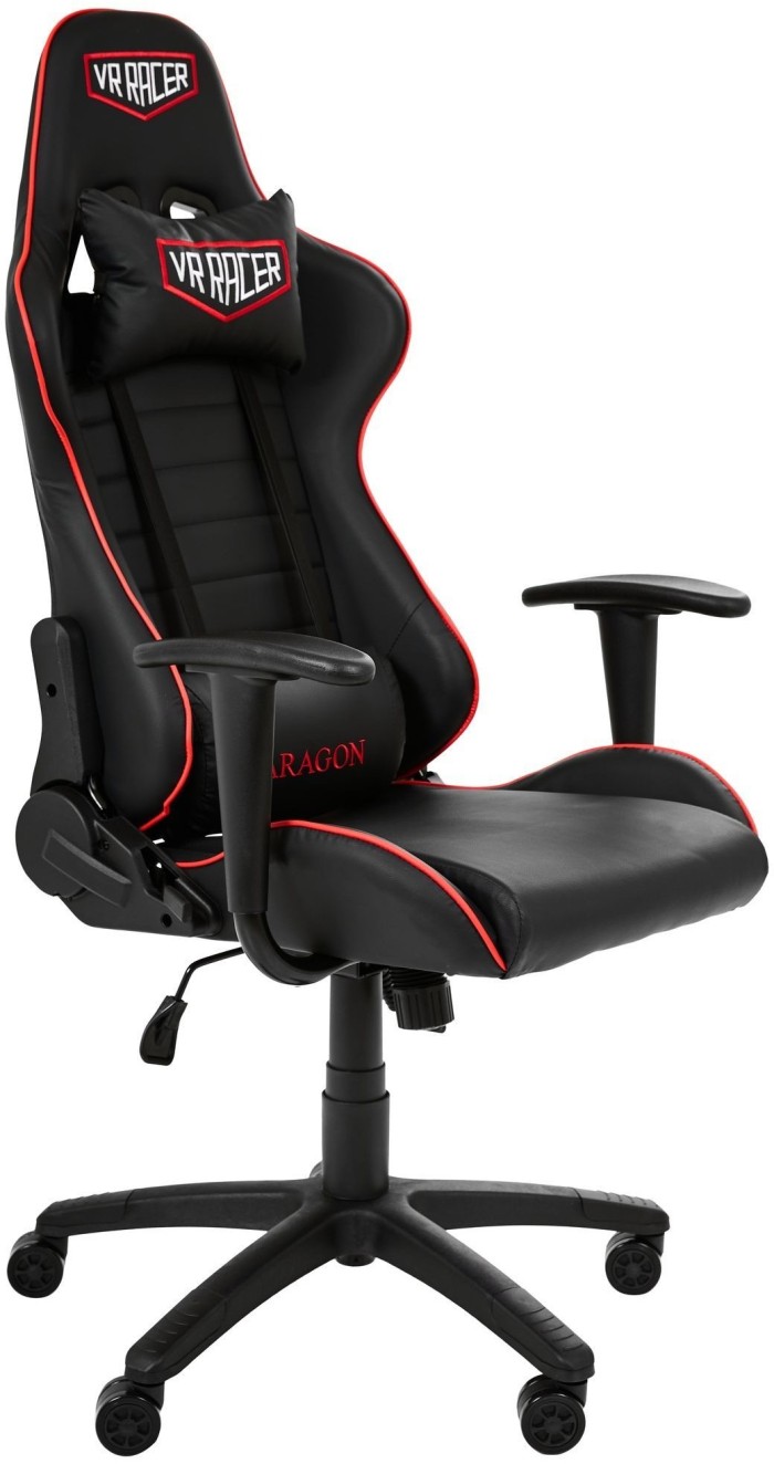 Кресло AMF геймерское VR Racer Original Aragon черный/красный