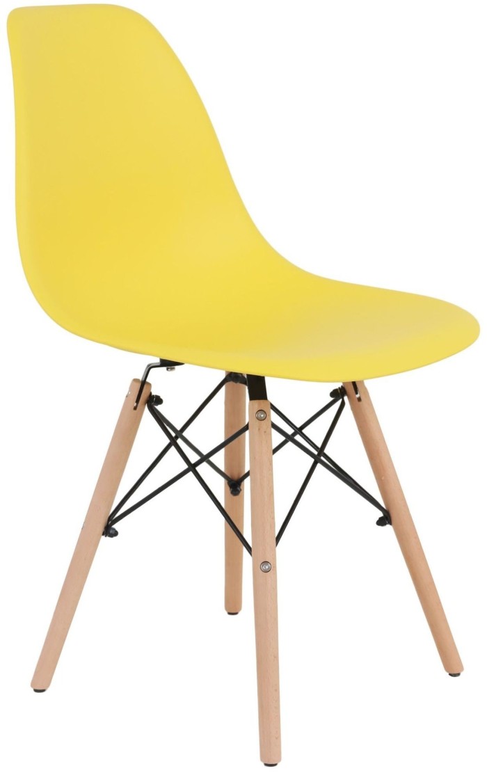 Стілець AMF Aster RL Wood Пластик жовтий