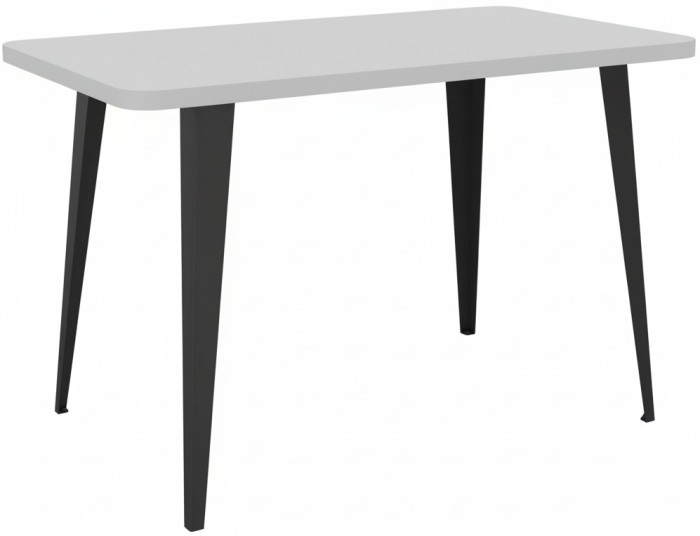 Стол AMF Cherry 1200 (1200х670хН770) черный графит/Белый