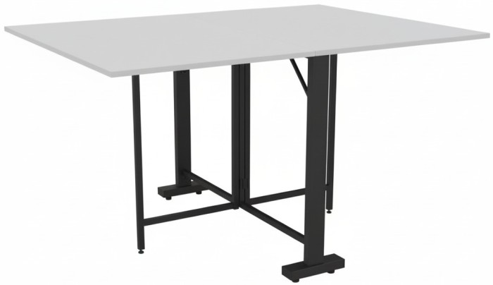 Стіл AMF розкладний Fold 2 FL2 1400 (1380/210х1000х750Н) чорний/Білий