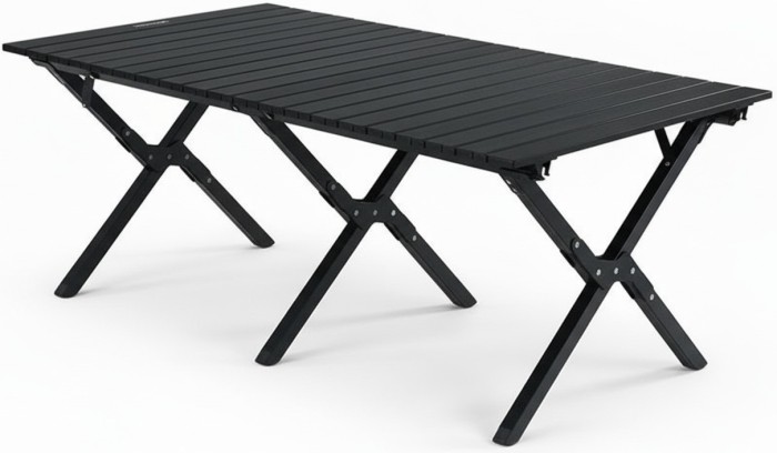 Стол складной большой Naturehike CNK2300JU010, алюминий, чорный